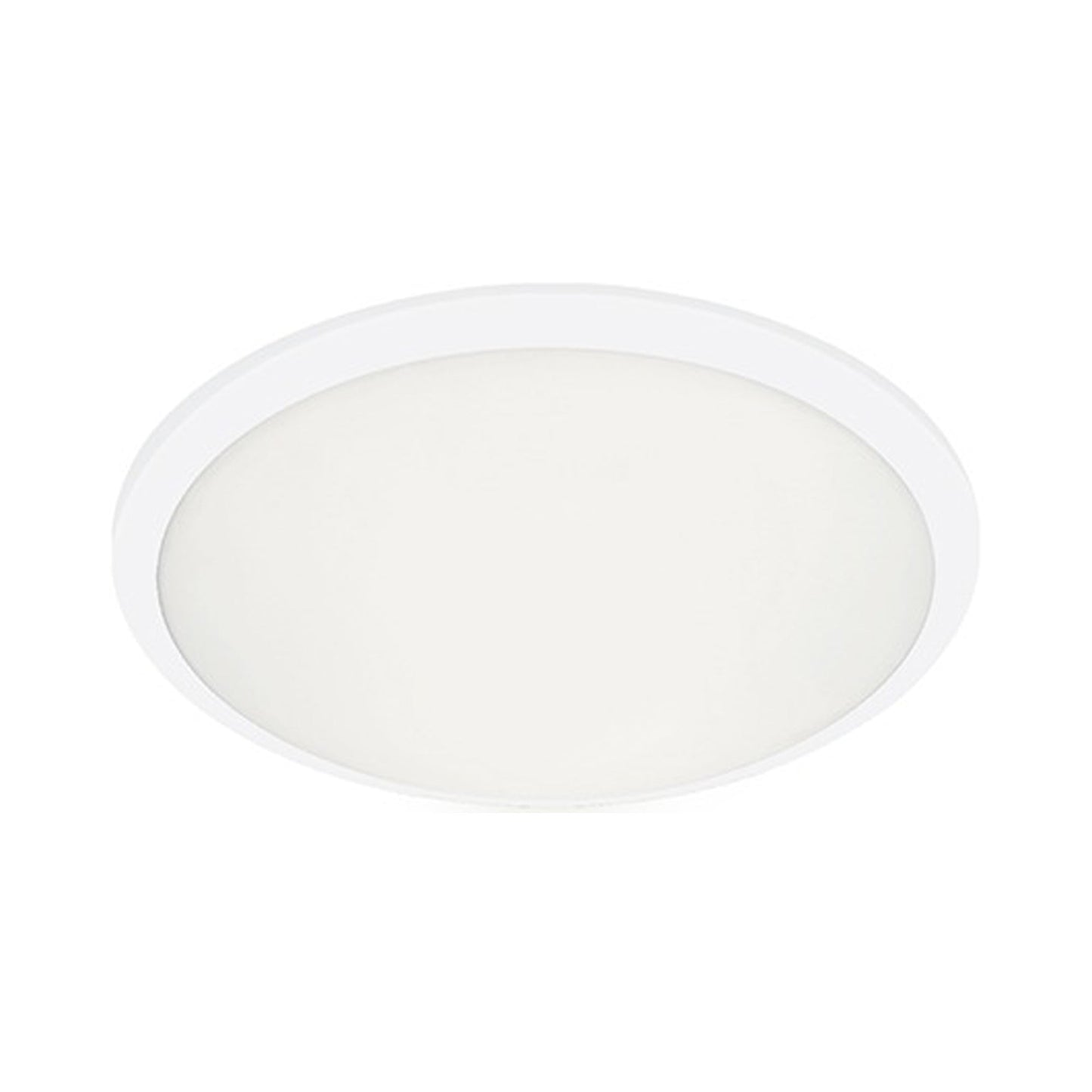 Malta Flush Mount Ceiling Light in White (15-Inch) (LED).