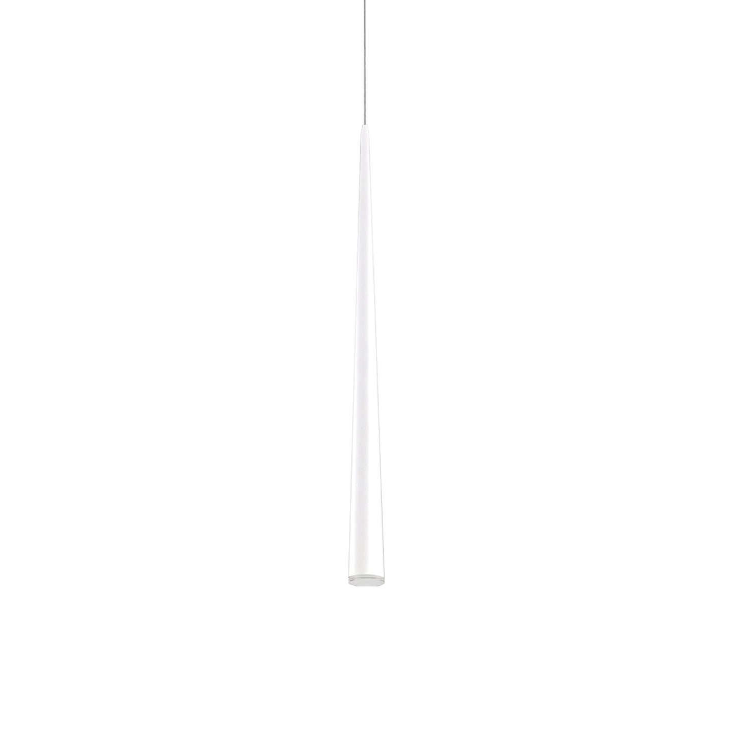 Mina LED Pendant Light in White (36-Inch).