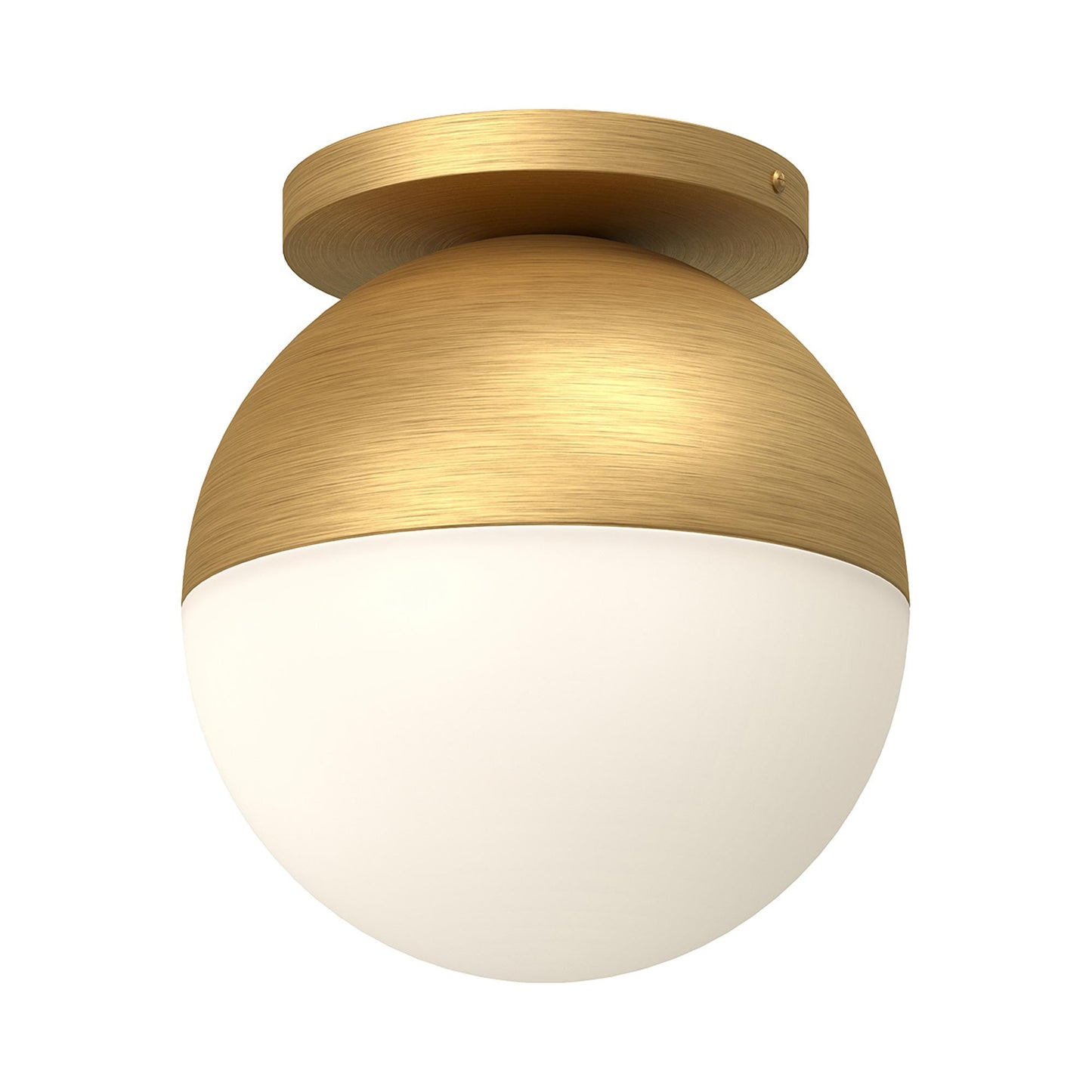 Monae Flush Mount Ceiling Light in Brushed Gold (Large).