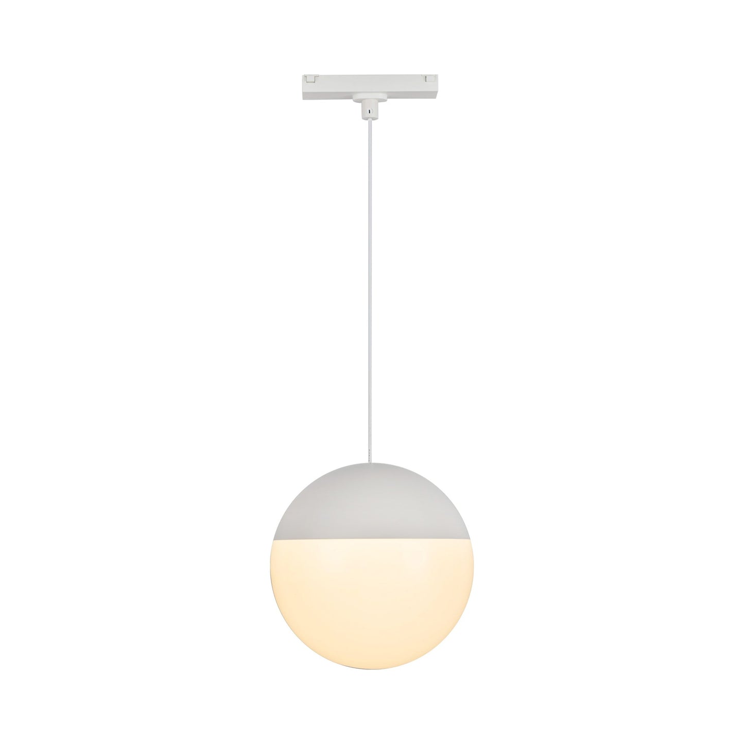 Monae Trilo Track LED Pendant Light in White.