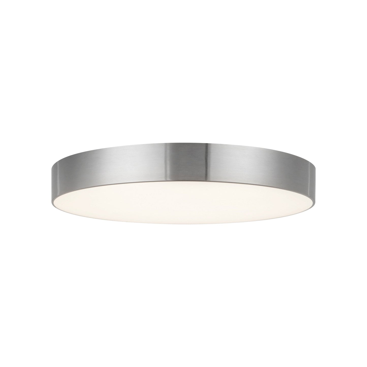 Musa LED Flush Mount Ceiling Light in Brushed Nickel (11.13-Inch).
