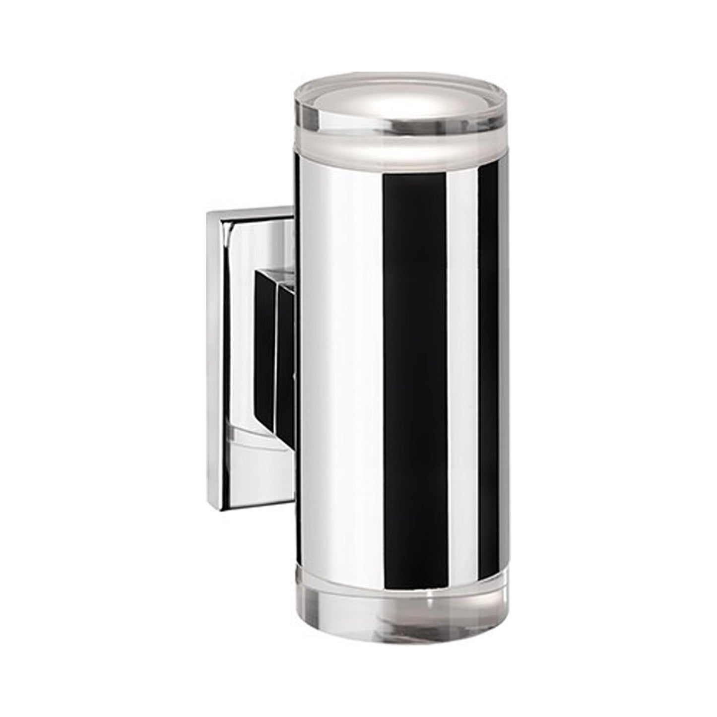Norfolk LED Wall Light in Chrome (8.25-Inch).