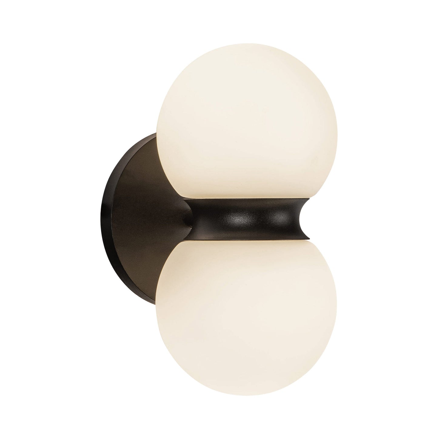 Peri Outdoor LED Wall Light in Opal Glass.