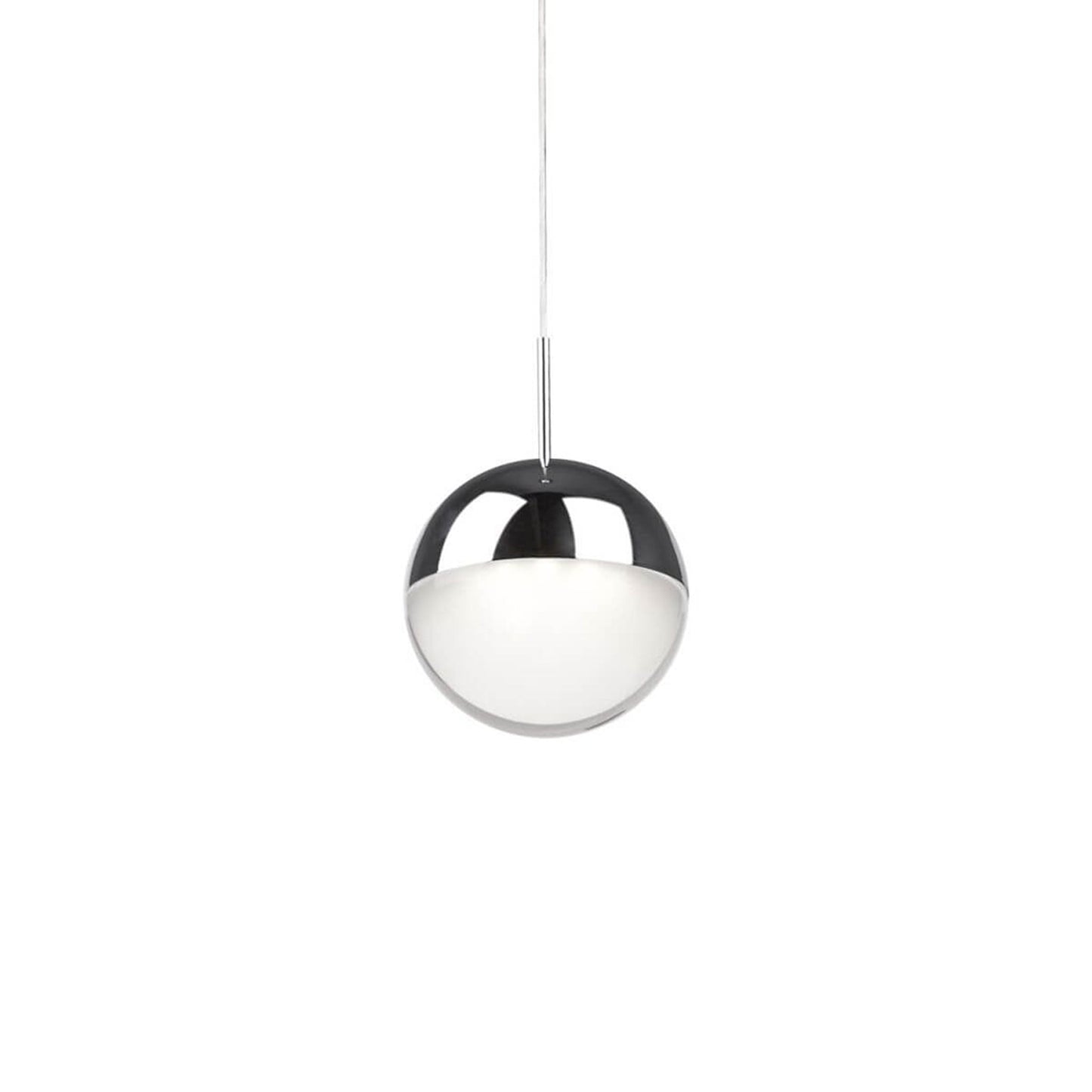 Pluto LED Pendant Light in Chrome.