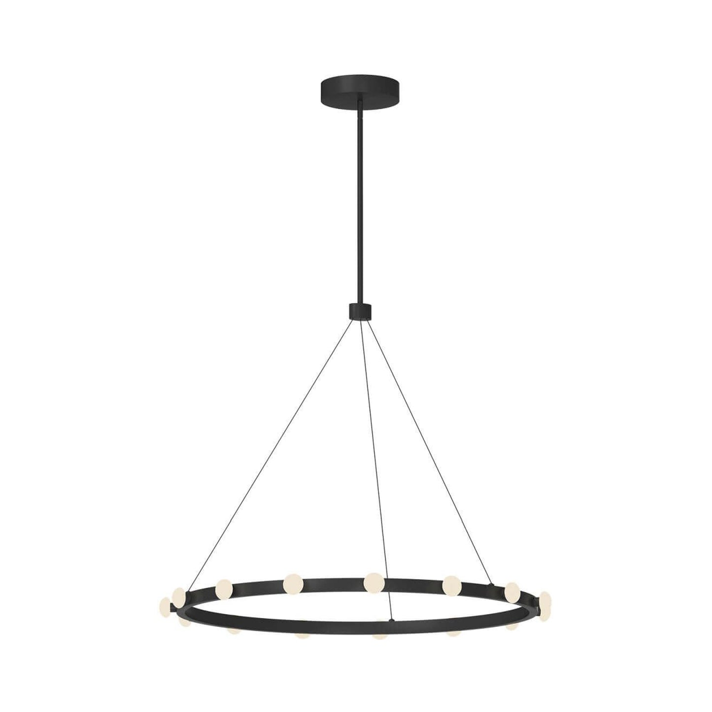 Rezz LED Pendant Light in Black.