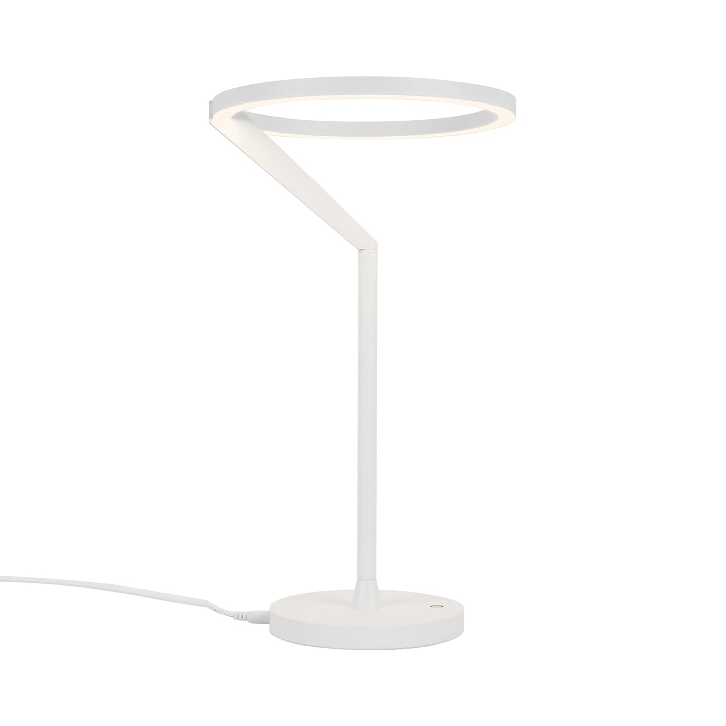 Roda LED Table Lamp in White.