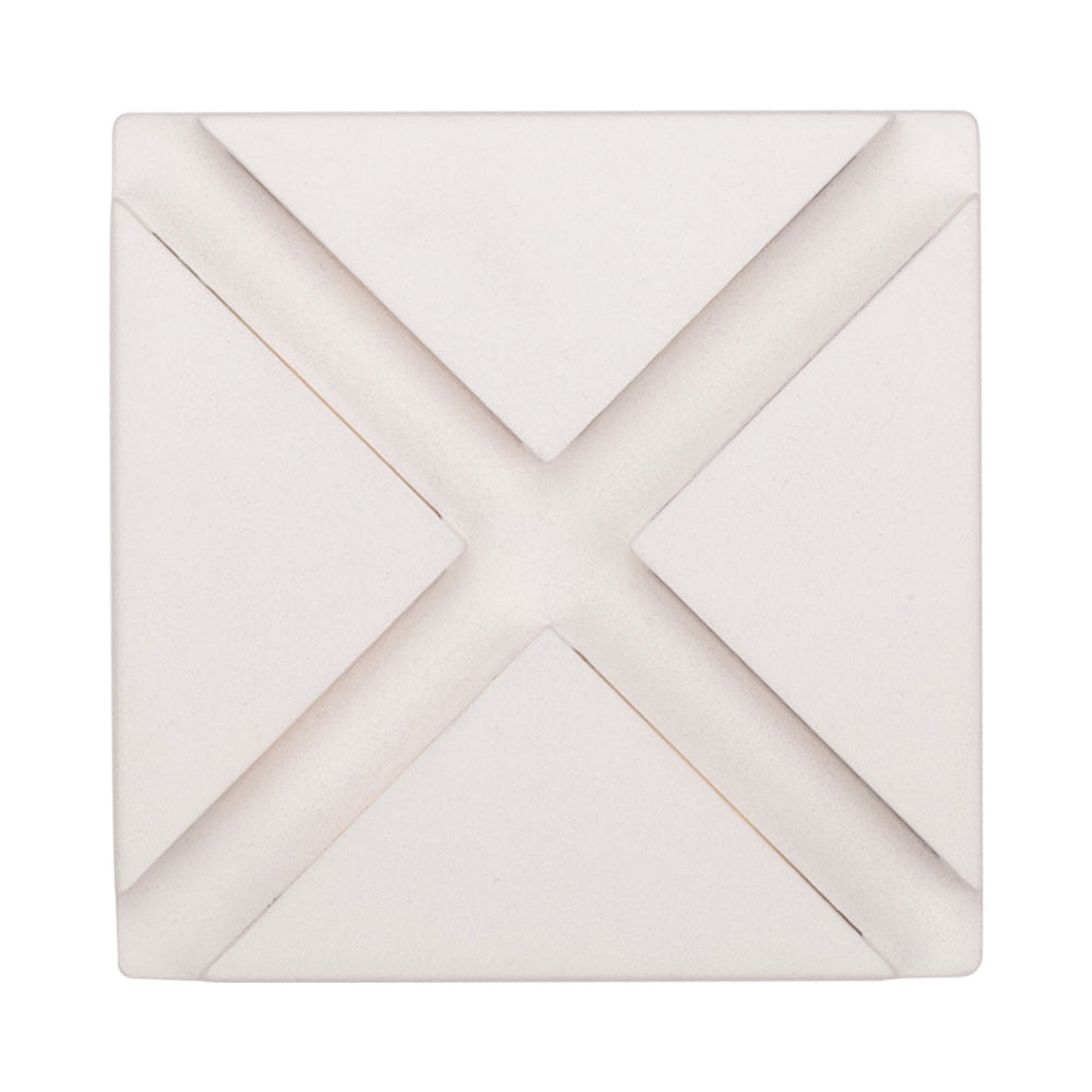 Tac Outdoor LED Wall Light in White.