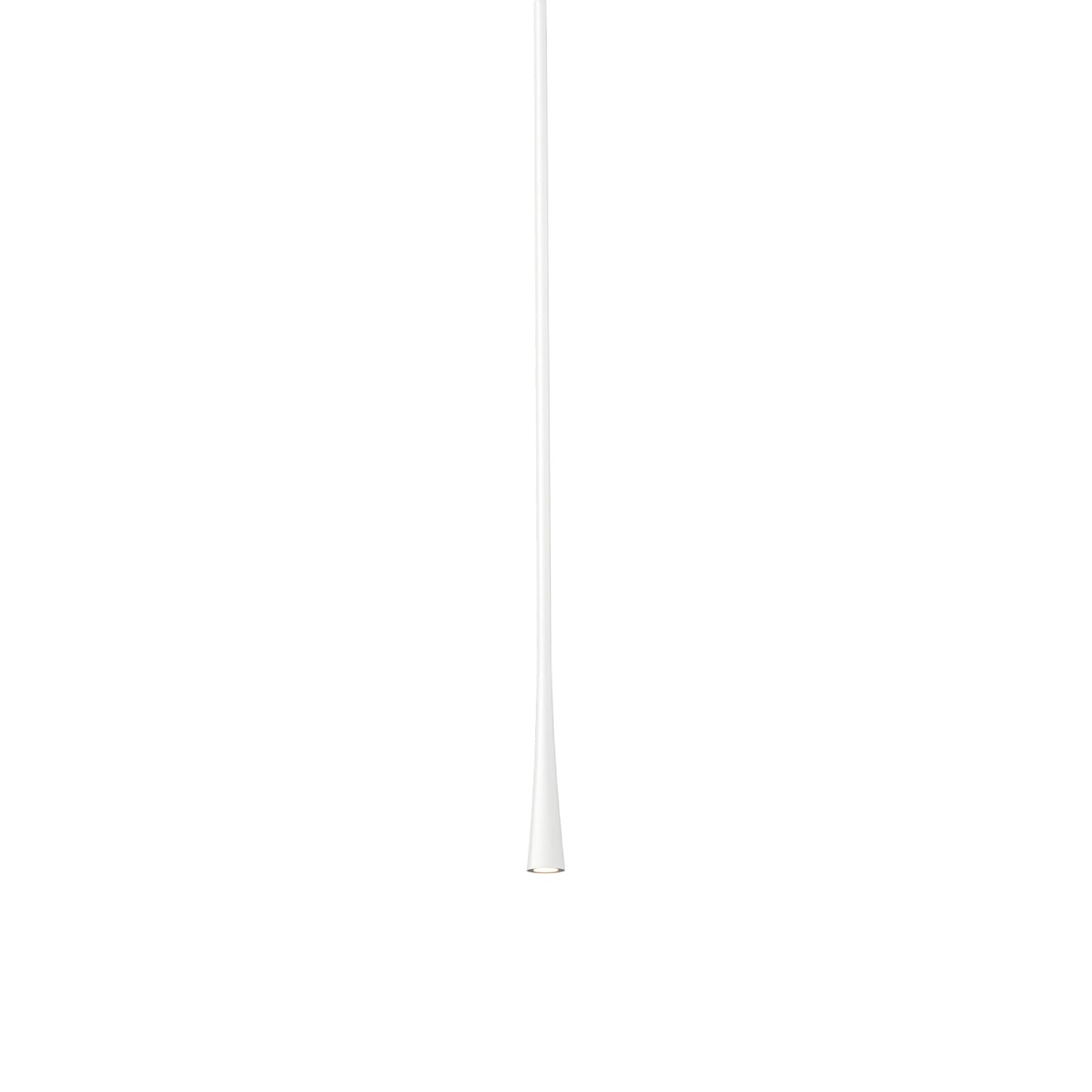 Taper LED Pendant Light in White (31.5-Inch).