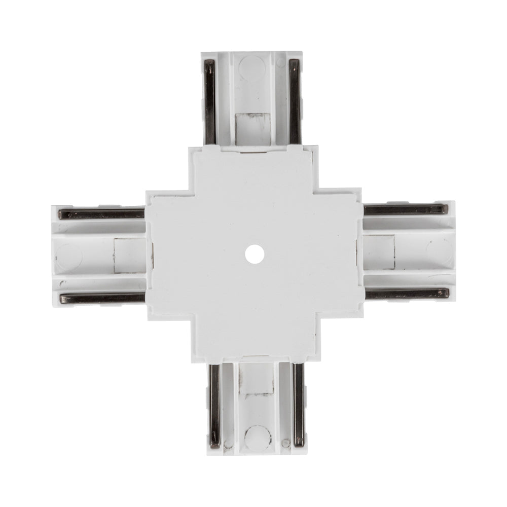 Trilo Track Connector in White (X-Connector).