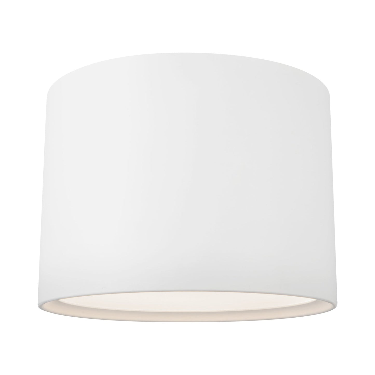Uma LED Semi Flush Mount Ceiling Light in White (15.13-Inch/11.13-Inch).