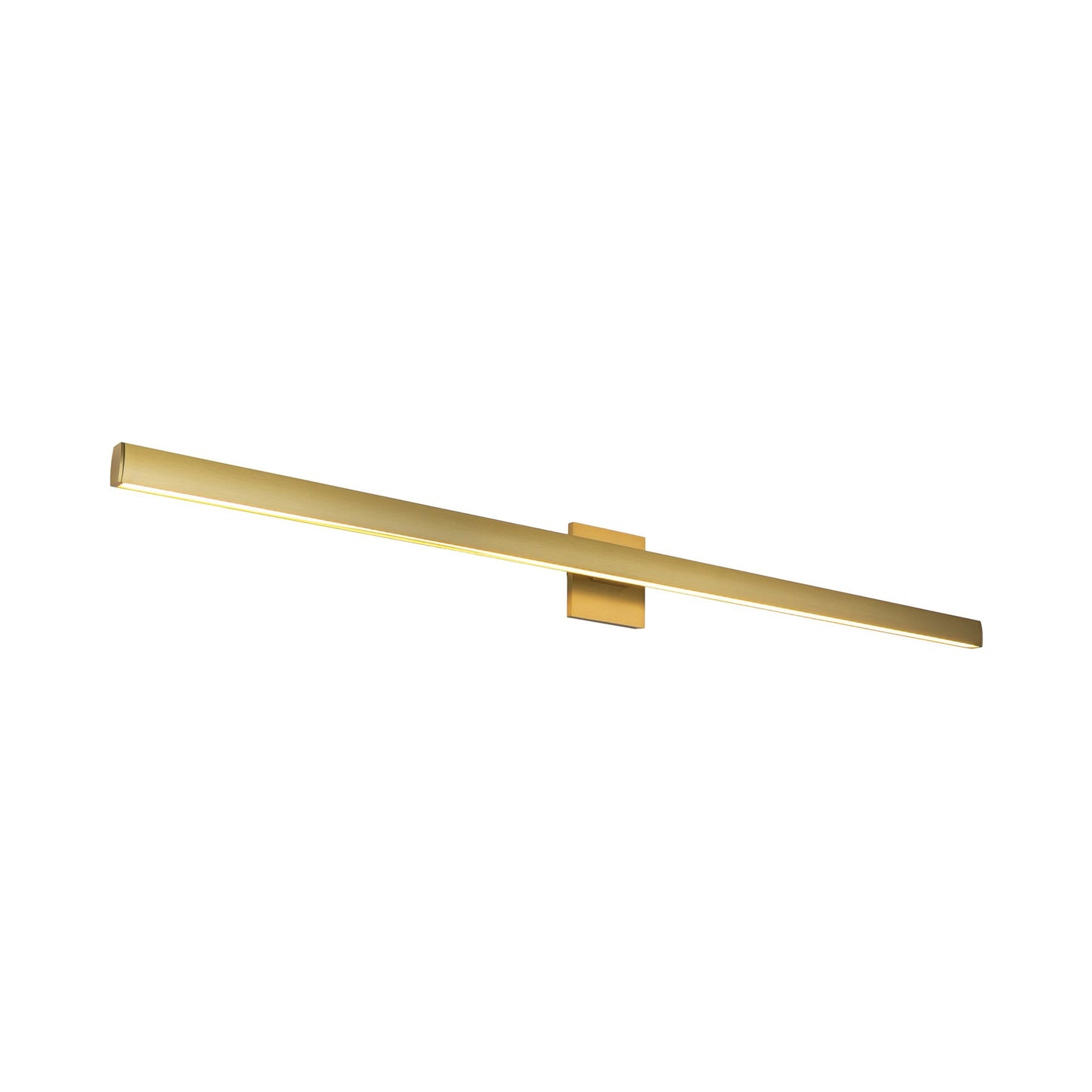 Vera LED Bath Vanity Light in Brushed Gold (53-Inch).