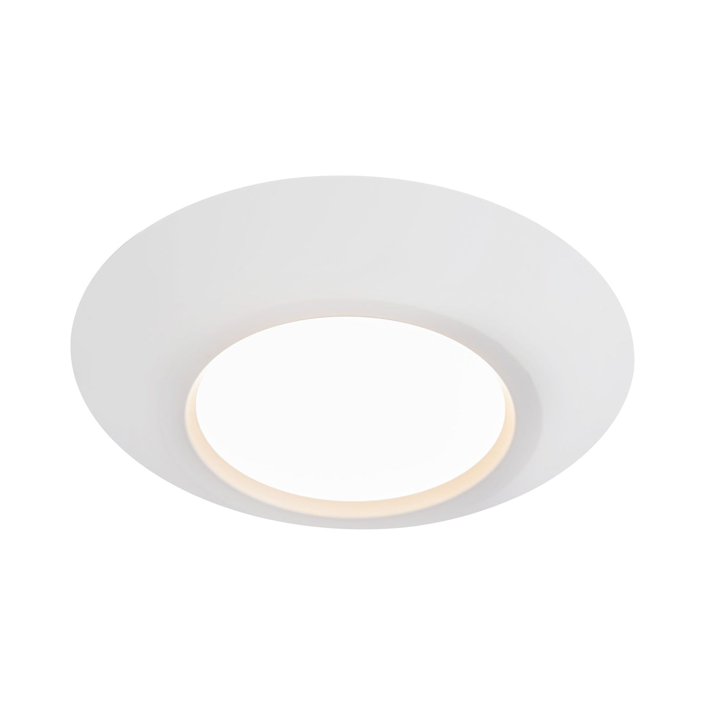 Weylo LED Flush Mount Ceiling Light in White.
