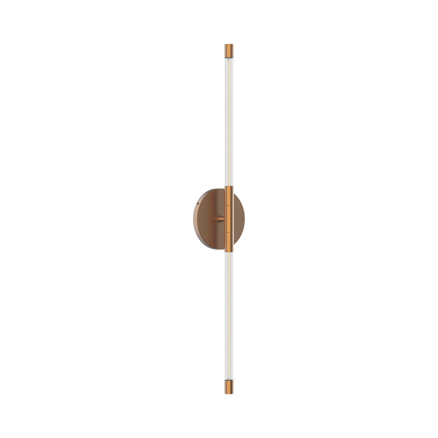 Motif LED Wall Light in Brushed Gold (25.63-Inch).