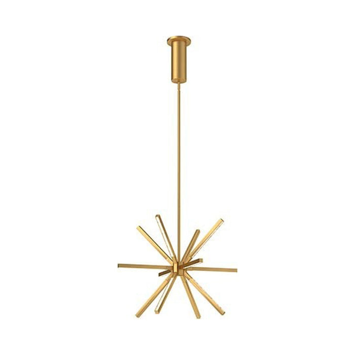 Sirius LED Chandelier in Brushed Gold (Small).