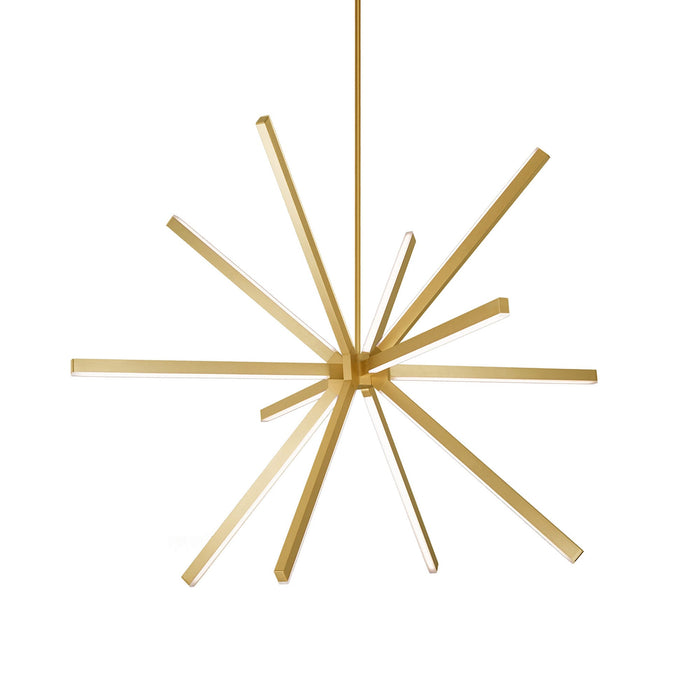 Sirius LED Chandelier in Brushed Gold (X-Large).
