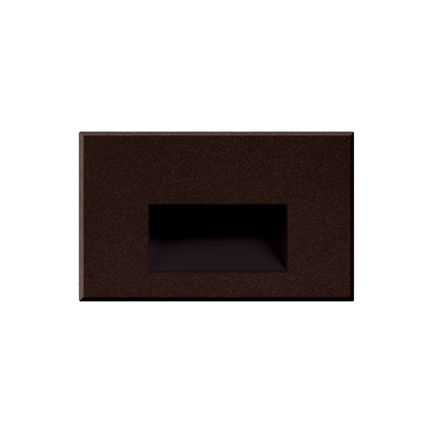 Sonic Recessed LED Step / Wall Light in Bronze.