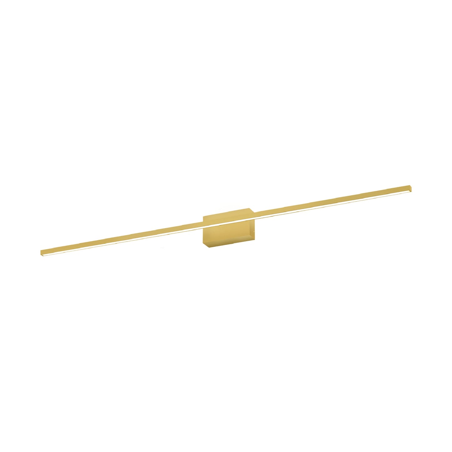 Vega Minor LED Bath Vanity Light in Brushed Gold (Large).