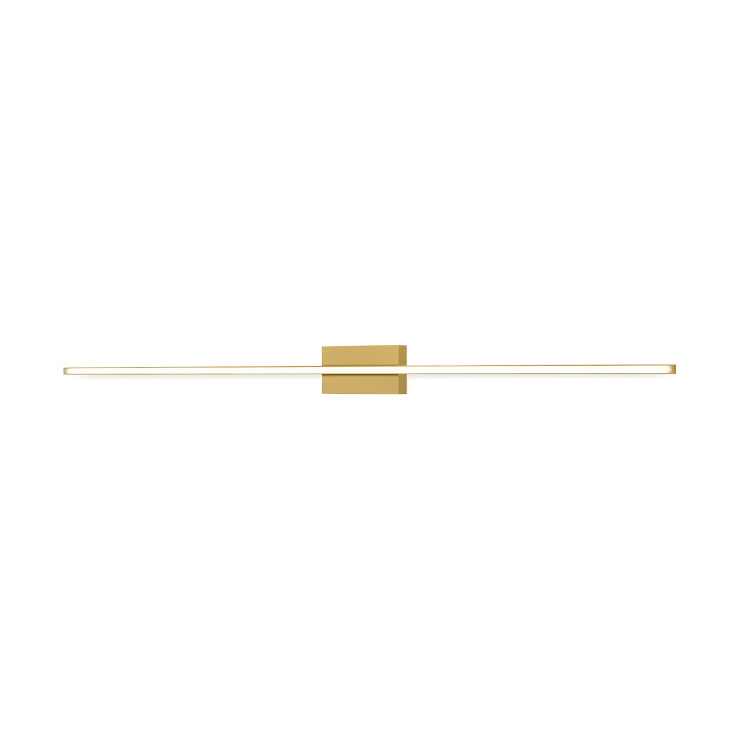 Vega Minor LED Wall Light in Brushed Gold (Large).