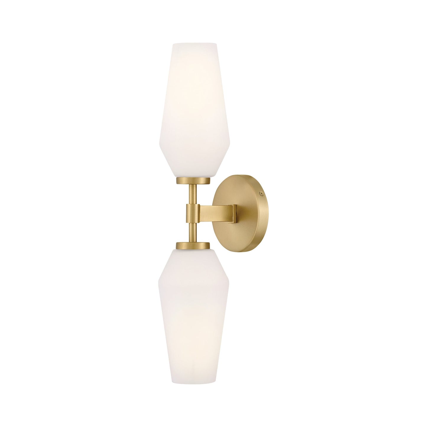 Gio Wall Light in Lacquered Brass.