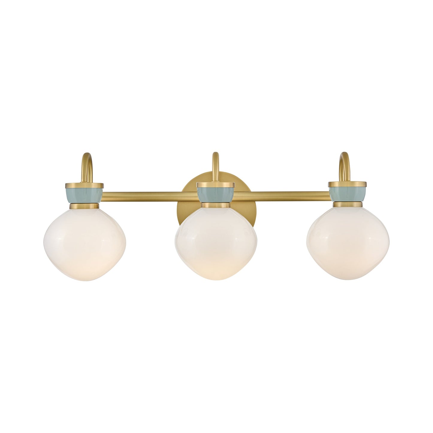 Lucy Bath Vanity Light in Seafoam (3-Light).