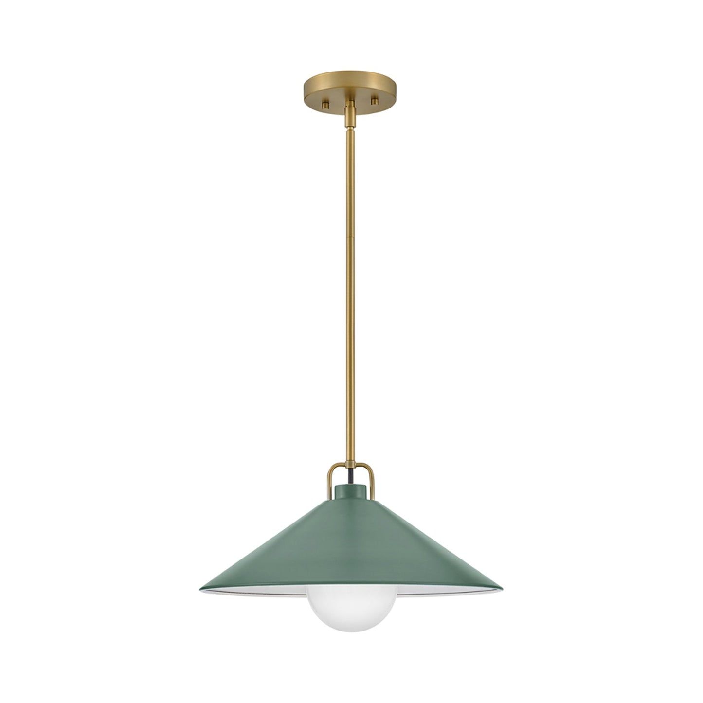 Milo Pendant Light in Sage Green.