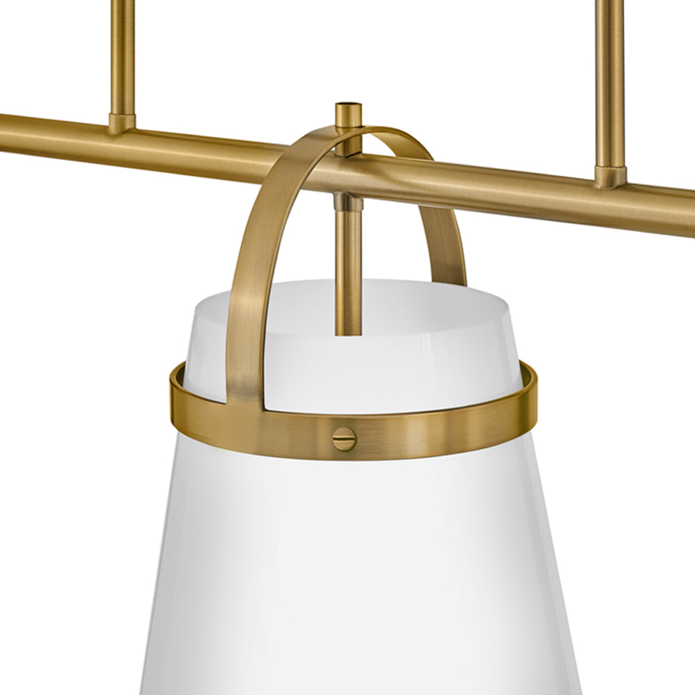 Tori Linear Chandelier in Detail.