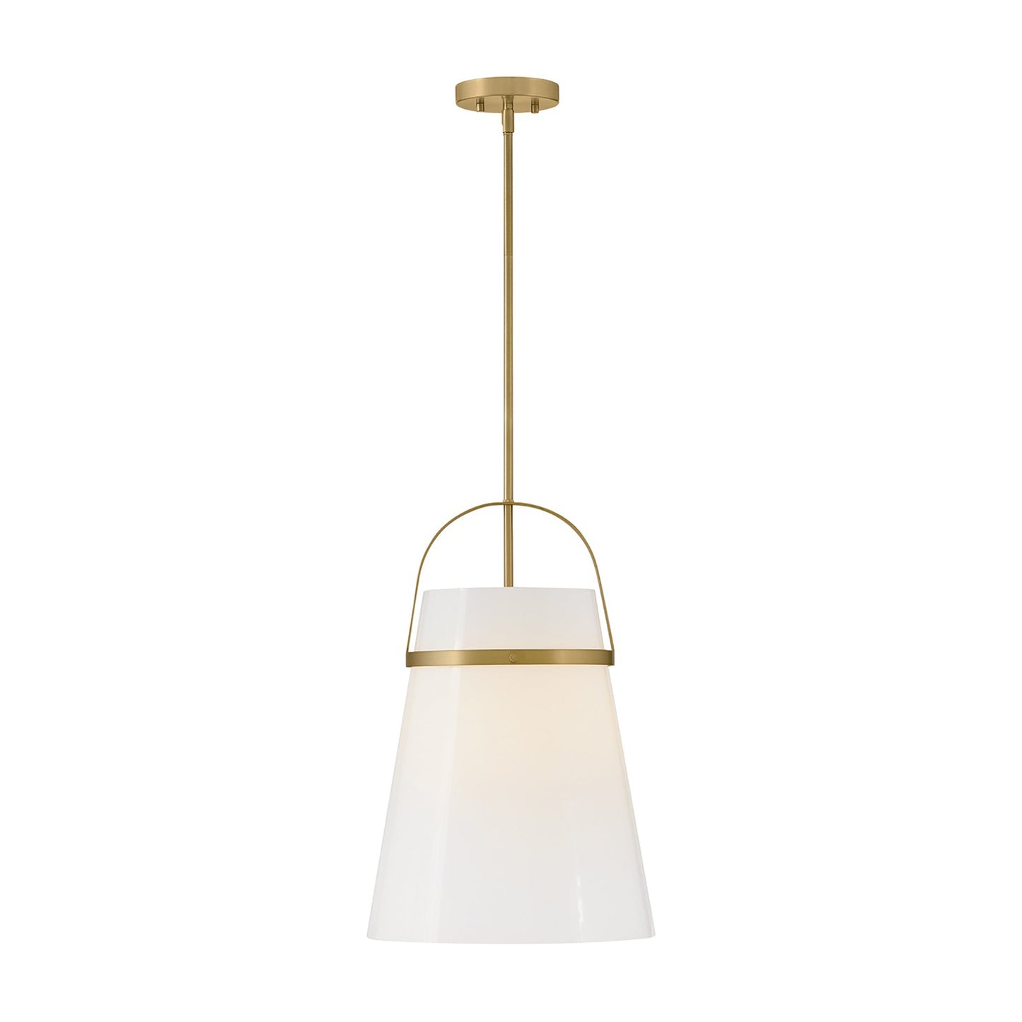 Tori Pendant Light in Lacquered Brass (Large).
