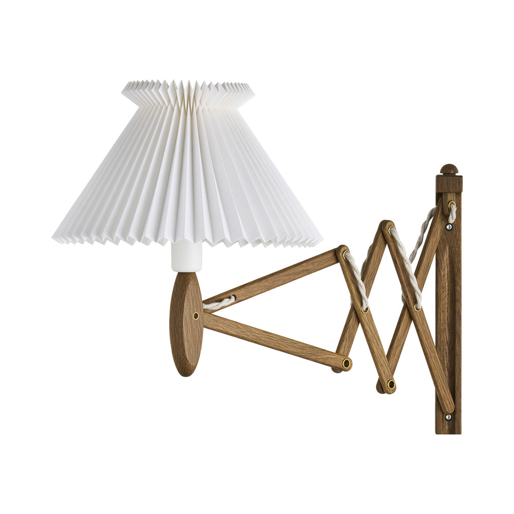 Sax 224 Wall Light in Smoked Oak (Standard Foil-Model 6/17).