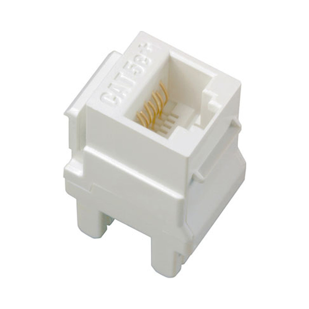 Adorne Cat 5e RJ45 Data/Phone Insert in White.