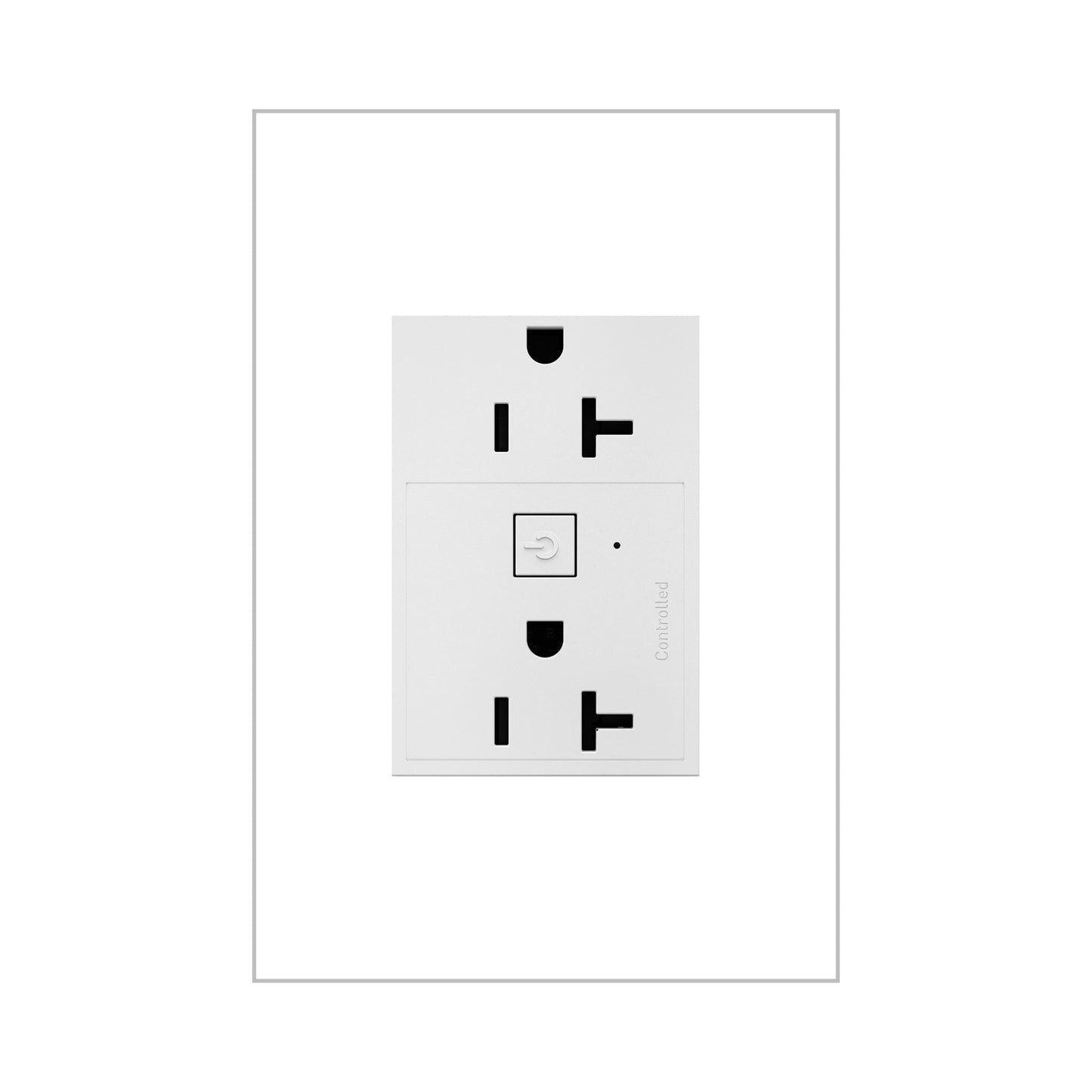 Adorne Plus-Size Smart Outlet in White (20A).