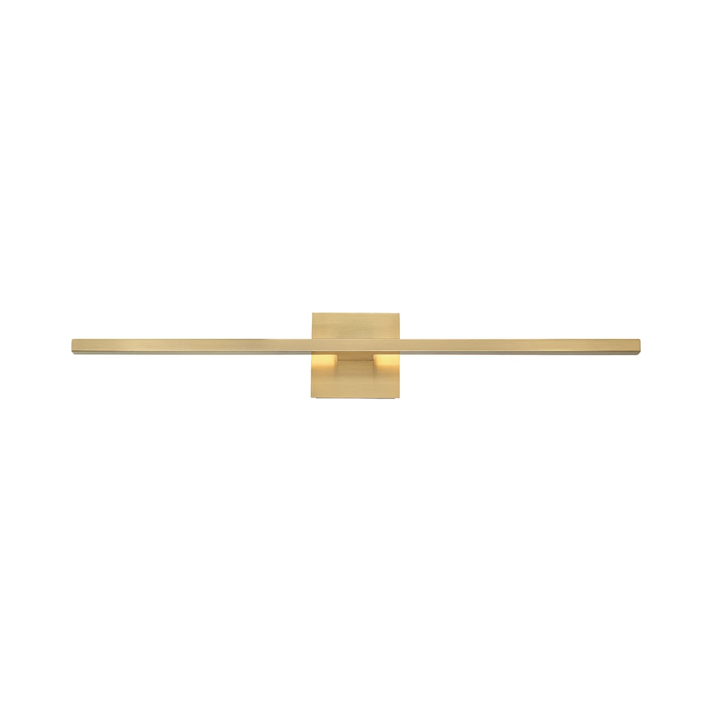 Ragusa LED Bath Vanity Light in Soft Brass.