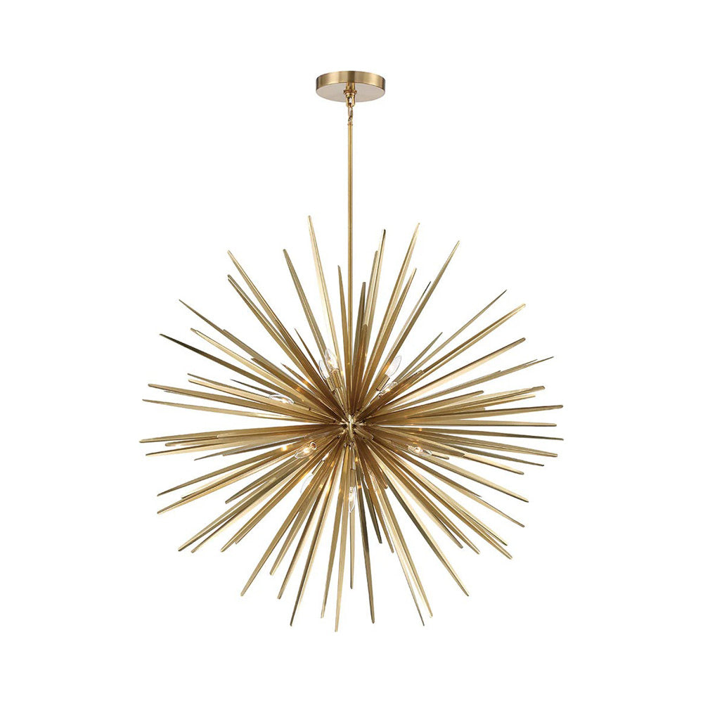 Trapani Chandelier in Soft Brass (14-Light).