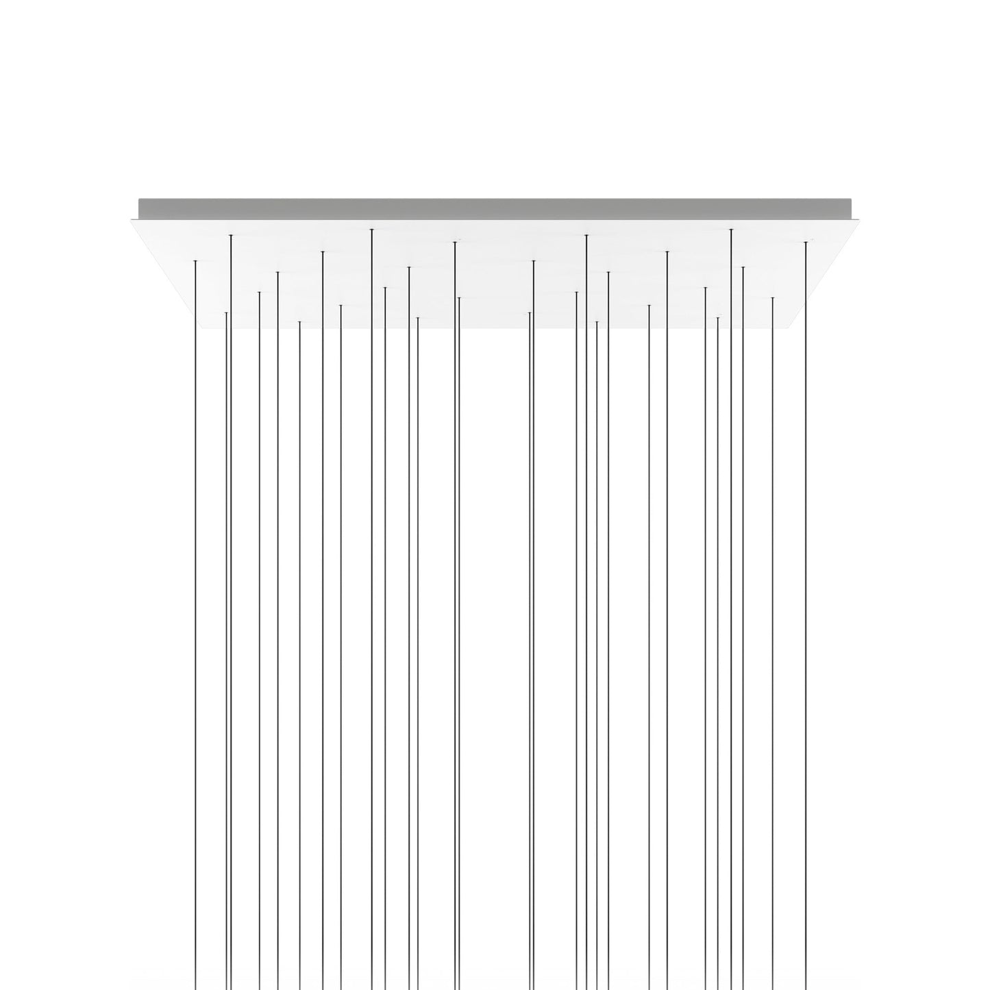 Rectangular Canopy in Matte White (28-Light).