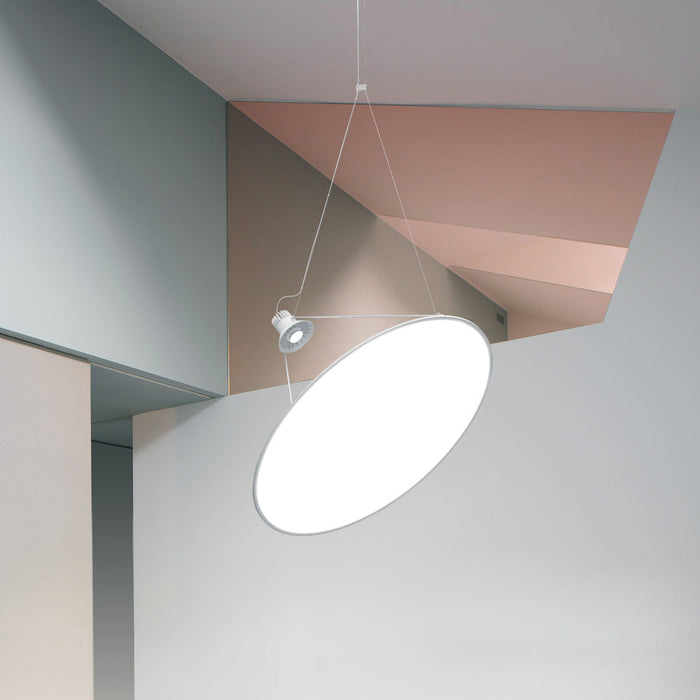 Amisol LED Pendant Light in living room.