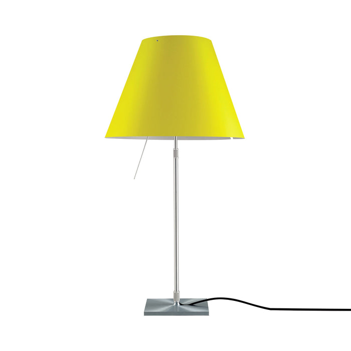 Costanza Table Lamp in Alu/Smart Yellow.