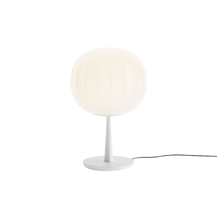 Lita Table Lamp in White Painted Aluminium (Small/Support Base).