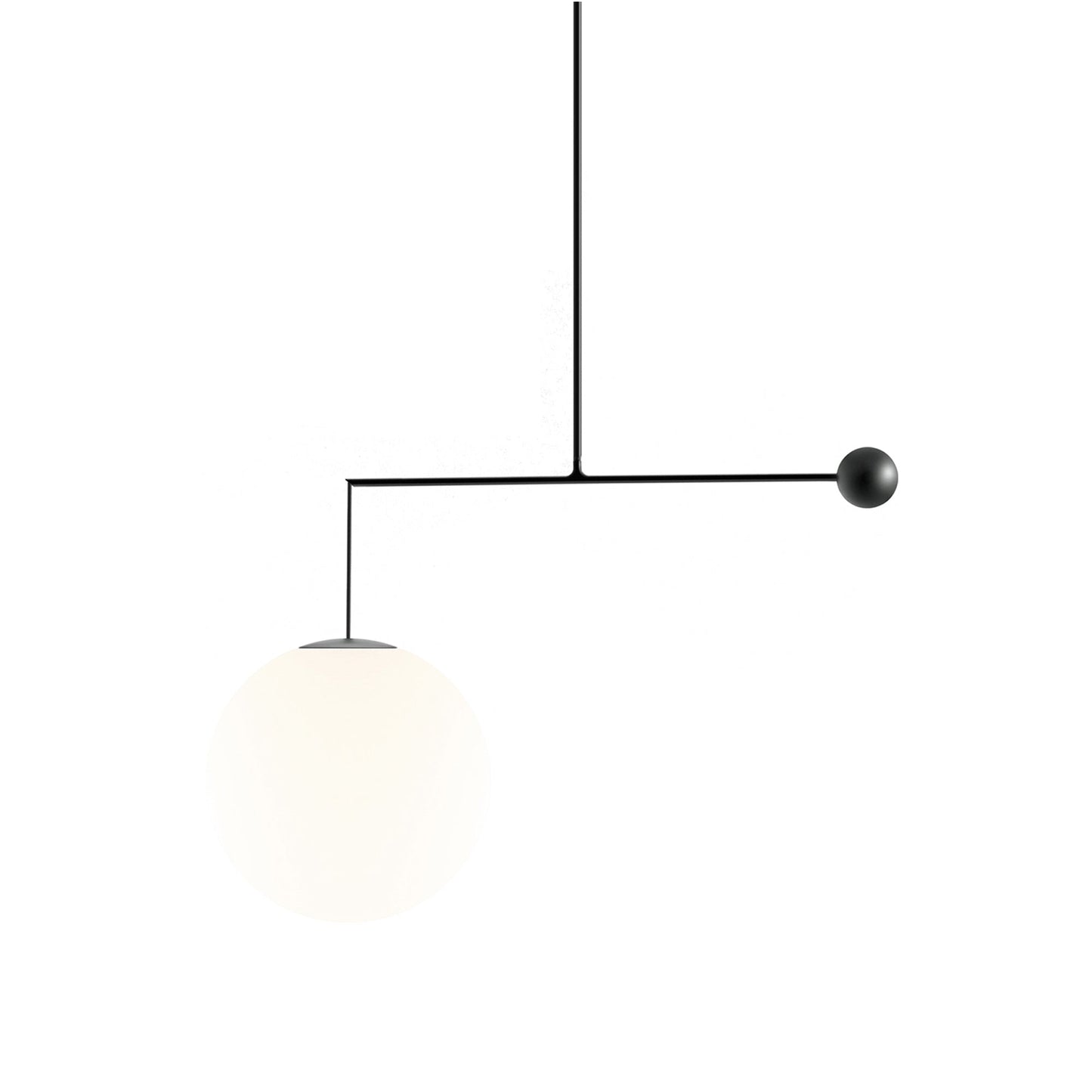 Malamata Pendant Light in Matt Black (Large).