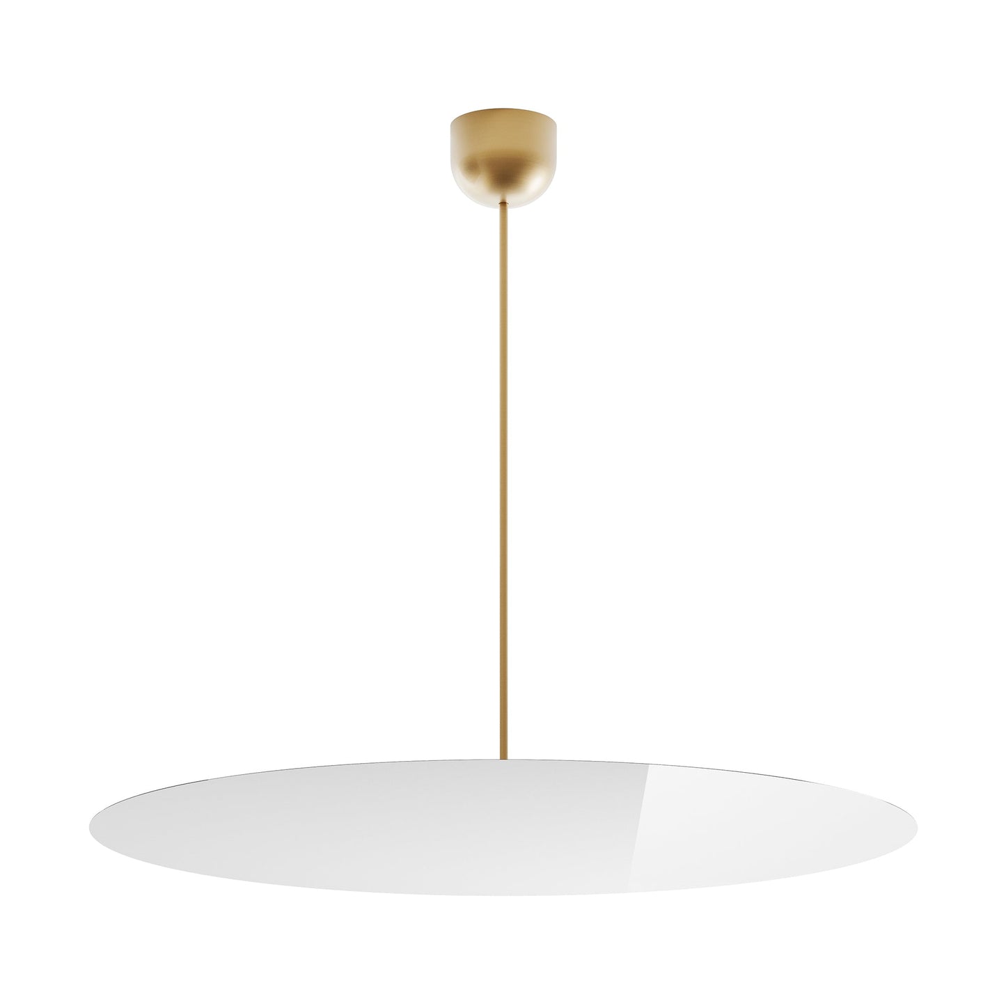 Millimetro LED Pendant Light in Brass (33.5-Inch/28.7-Inch).