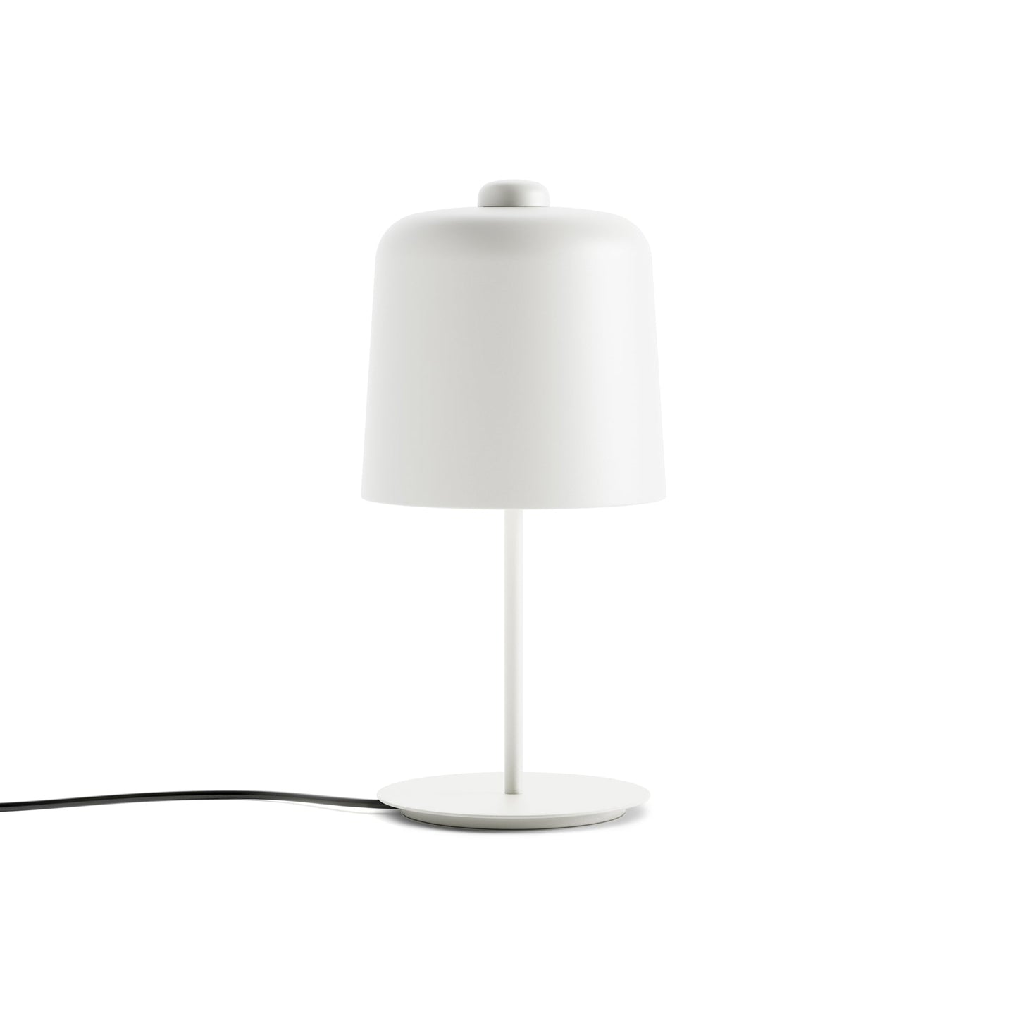 Zile Table Lamp in Matt White.