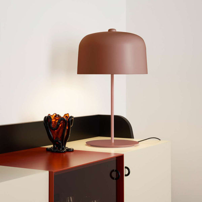 Zile Table Lamp in living room.