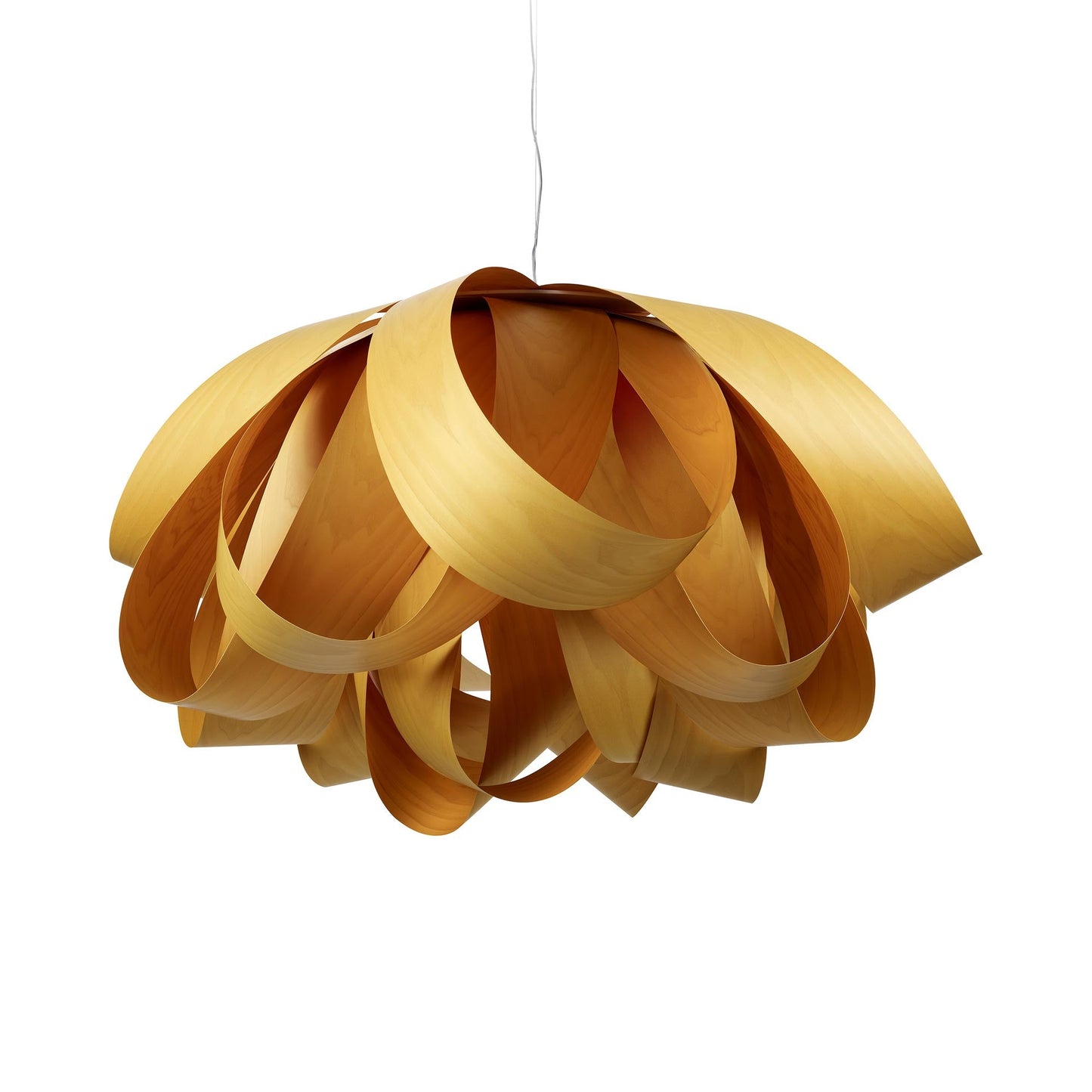 Agatha Pendant Light in Yellow (Large).