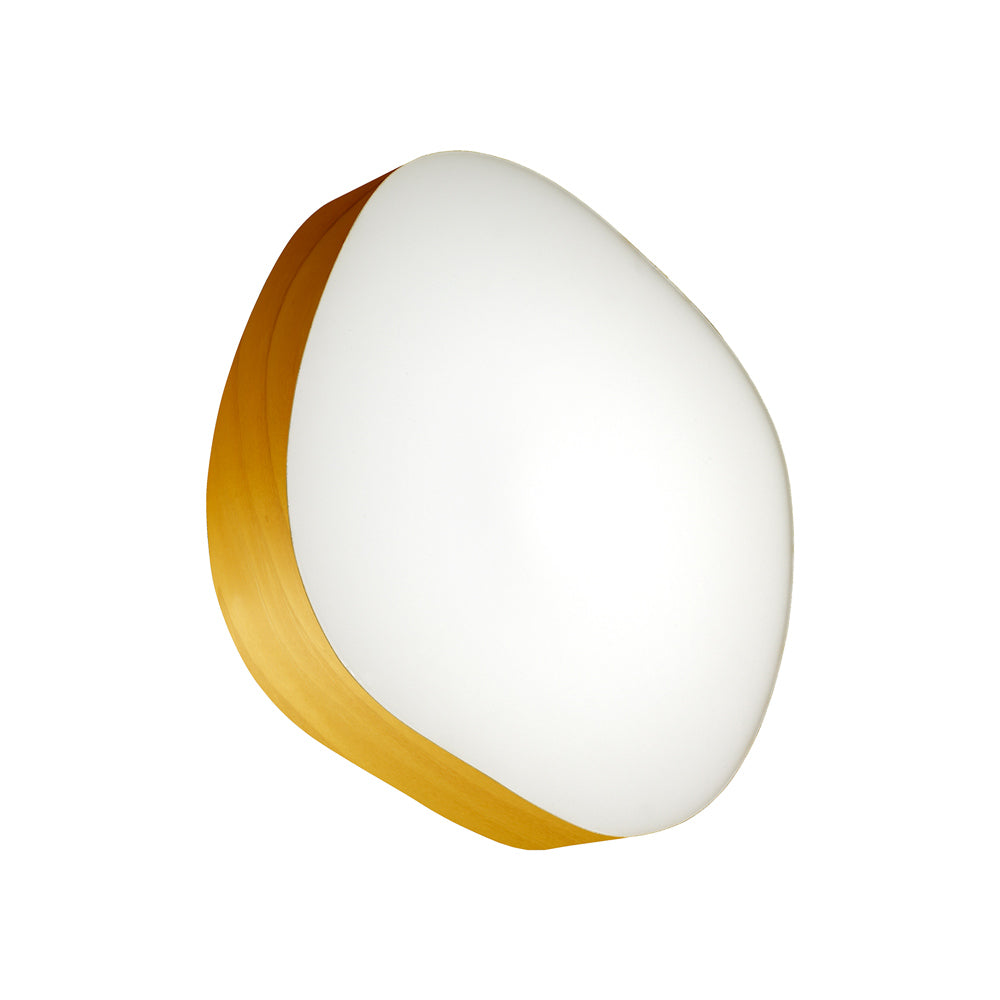 Guijarro Ceiling / Wall Light in Yellow (Large).