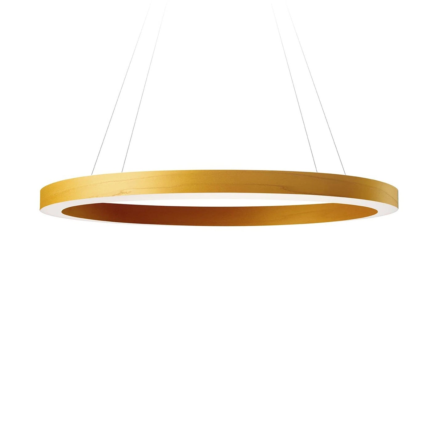 Oh! Line LED Pendant Light in Yellow (Large).