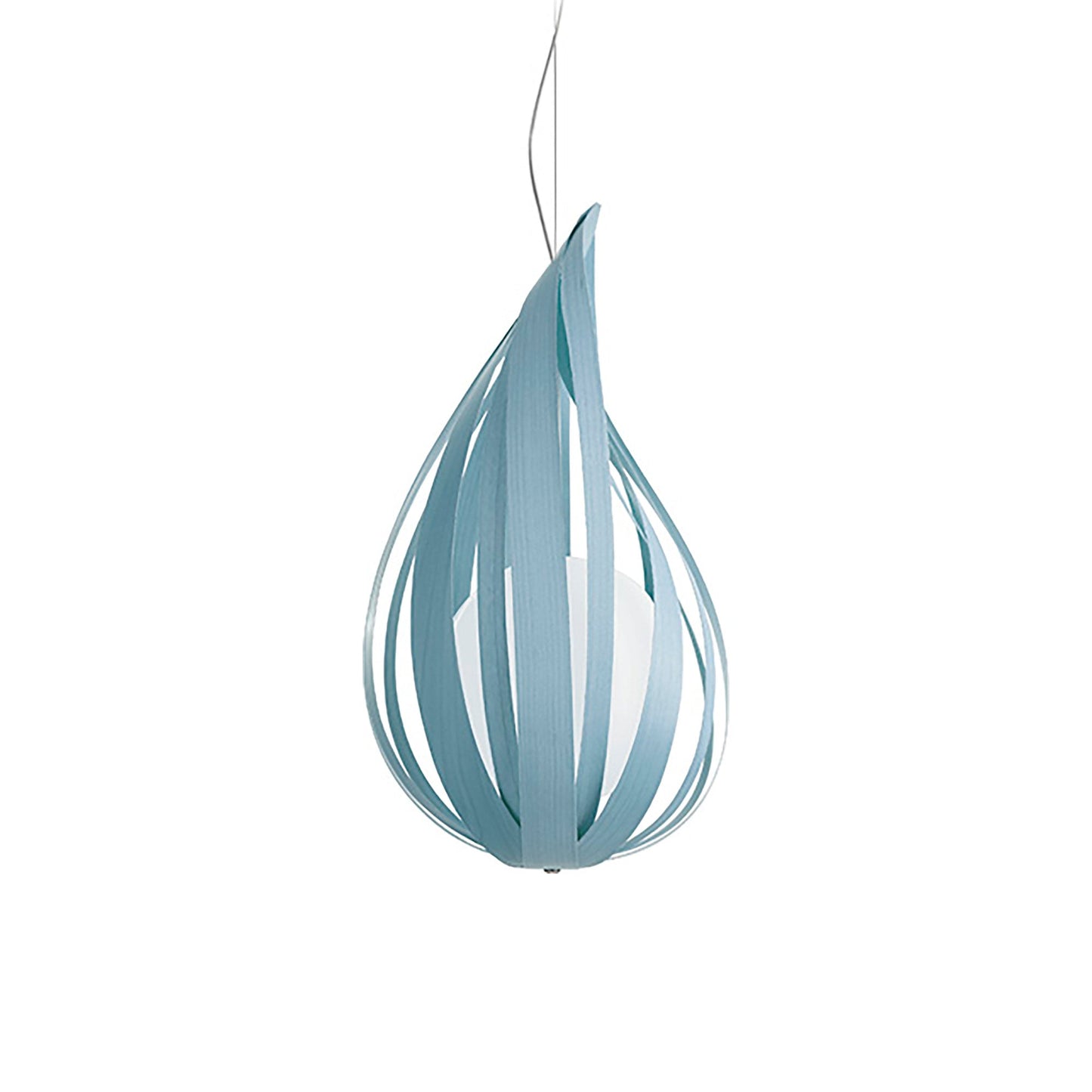 Raindrop Pendant Light in Sea Blue (Medium).