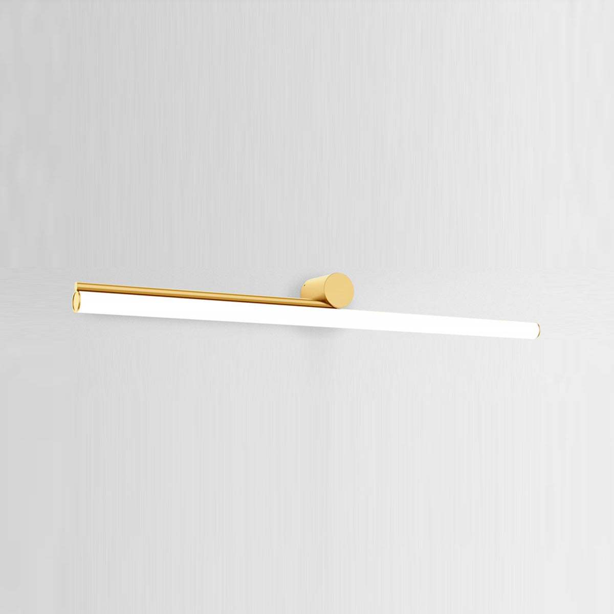 Ambrosia LED Wall Light in Matte Gold (Left/35.4-Inch).