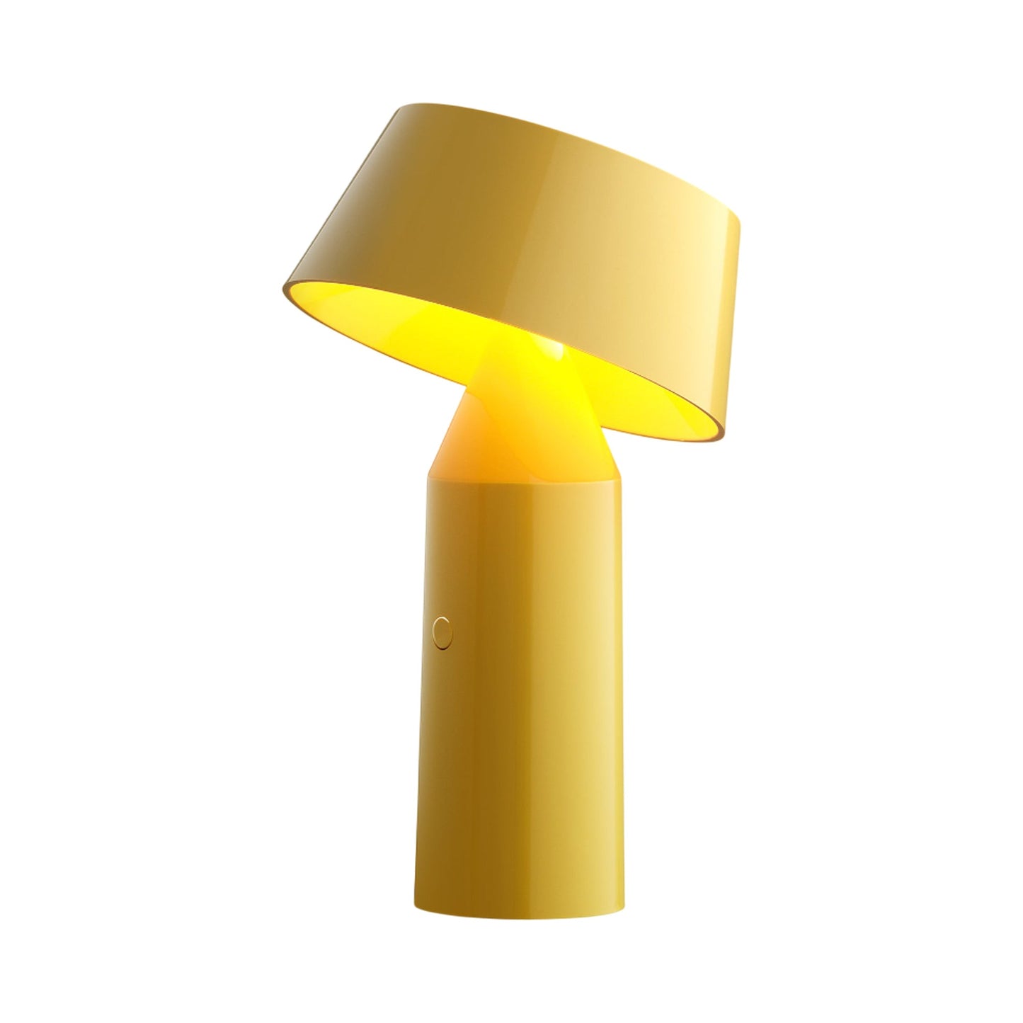Bicoca LED Portable Table Lamp in Yellow.