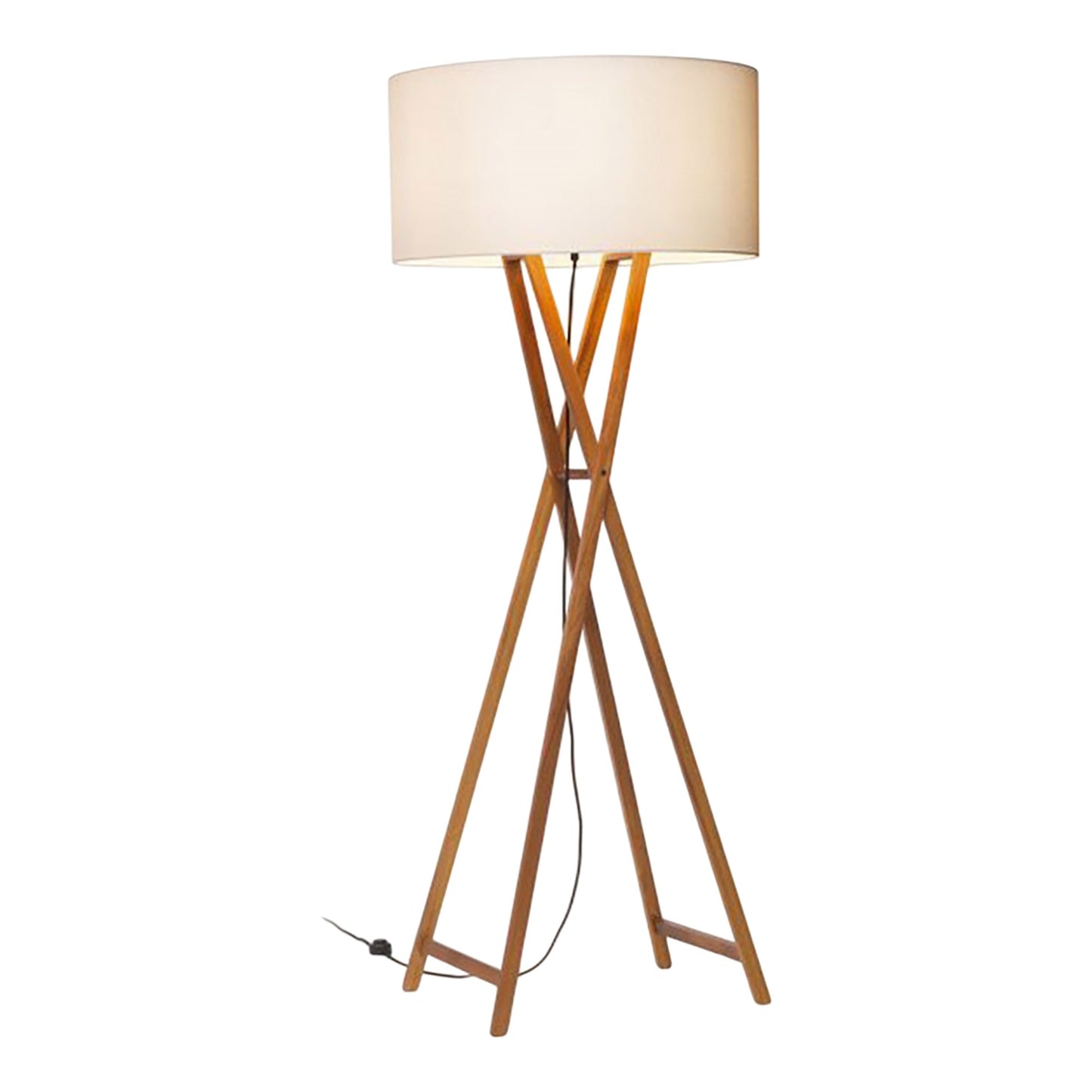 Cala LED Floor Lamp in Oak.