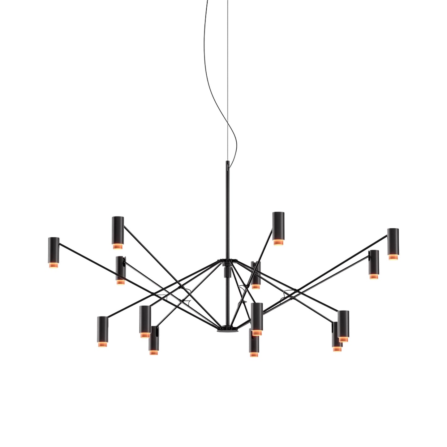 The W LED Pendant Light in Terracotta.