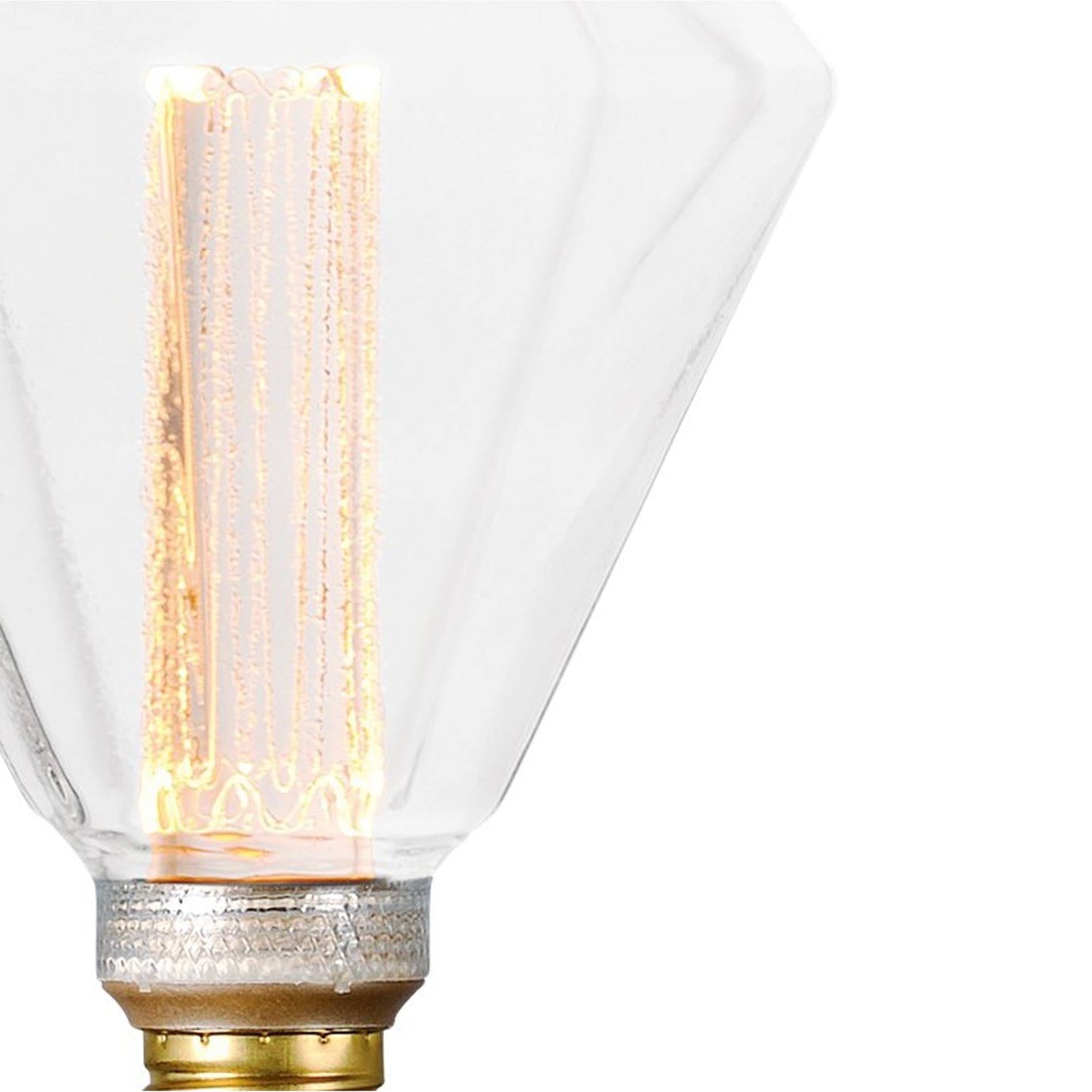 3.5W Dimmable S125 Classic E26 Medium Base LED Bulb in Detail.