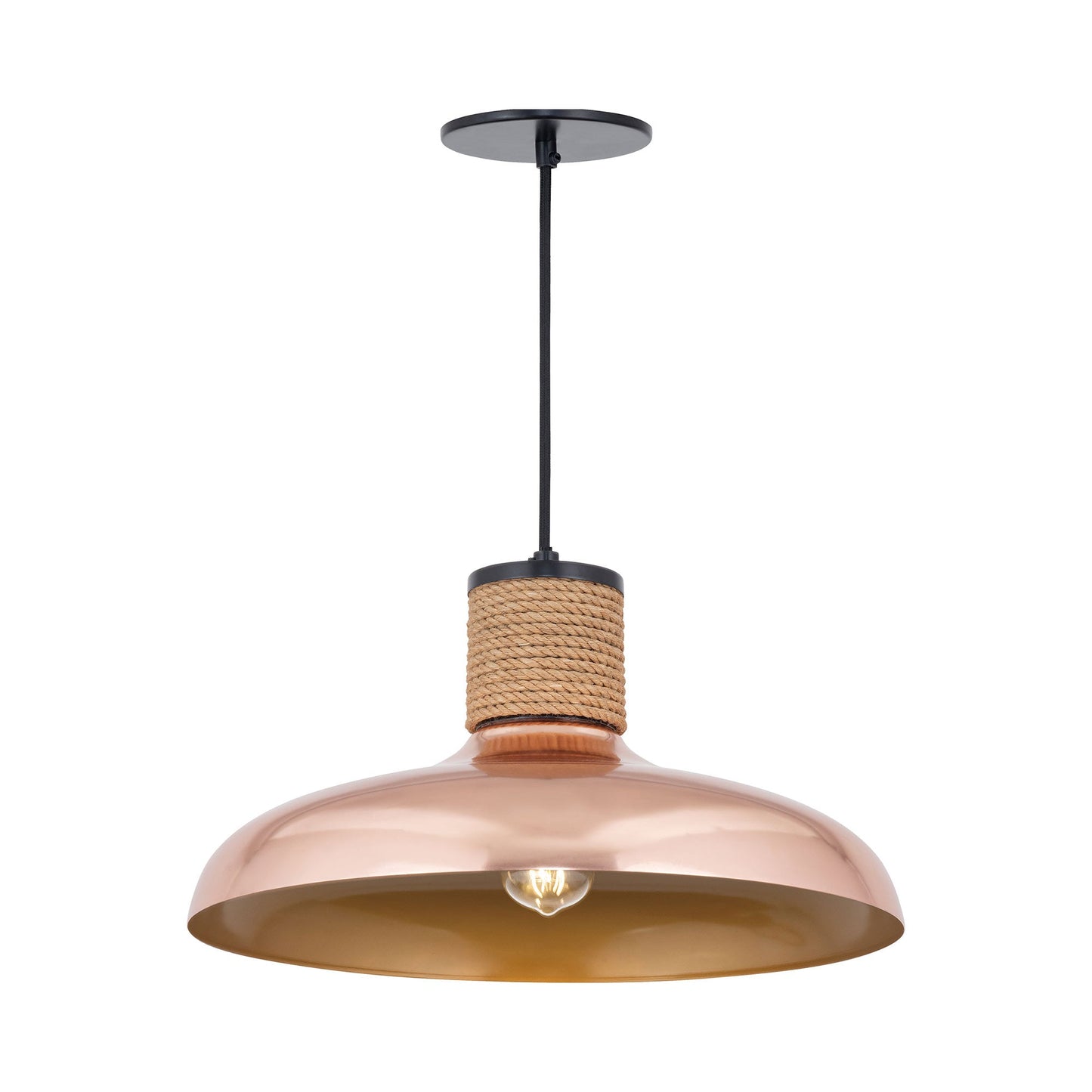 Bingham Pendant Light in Copper (17-Inch).